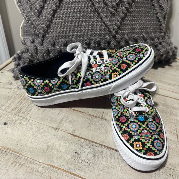 Vans Authentic Dia De Muertos Glow In The Dark Skate Shoes W (9,5), M: (6.5) - Picture 4 of 6